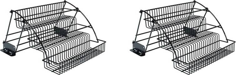Spice rack Typecat Metal 3-Tier Pull Down Spice Rack