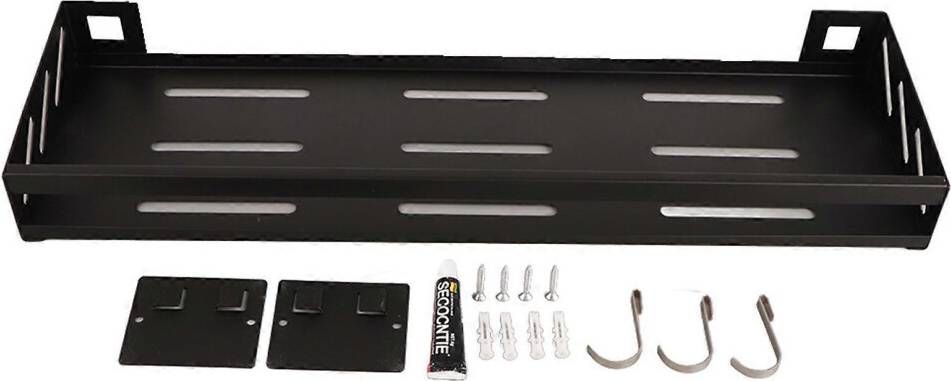 Kikidex Stainless Steel Spice Rack Shelf
