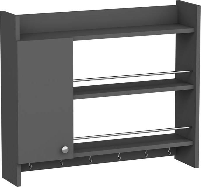 Ebern Designs Wall Mounted Required Spice Rack