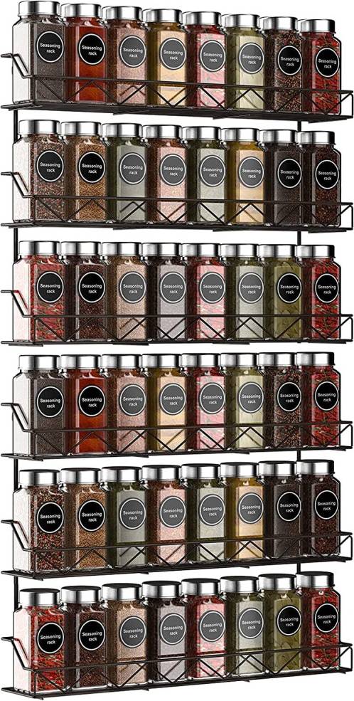 Mutool Wall Mounted Iron Wire Spice Rack