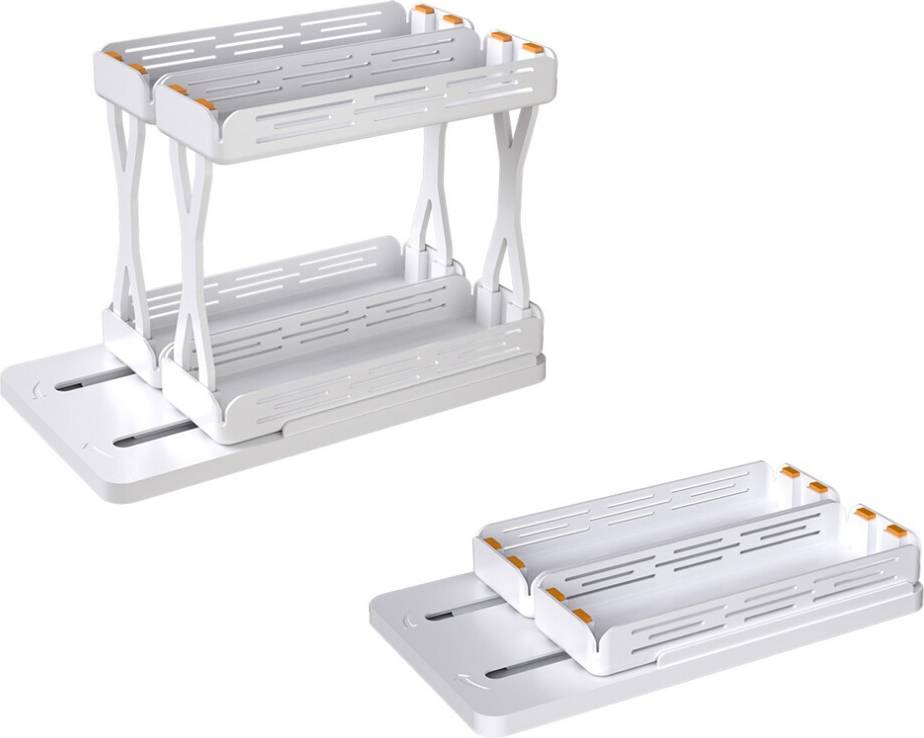 Saudism Pull-Out Rotating Storage Rack