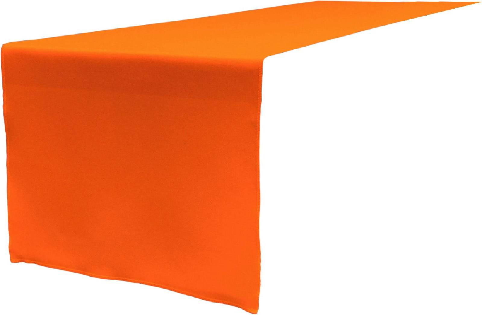 SlickBlue Polyester Poplin Rectangular Table Runner 14 x 108 Inch Cloths & Tissues Orange
