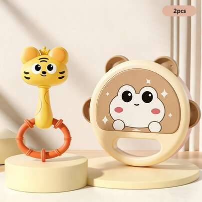 Shein Cute Cartoon Hand Clapper Rattle Drum