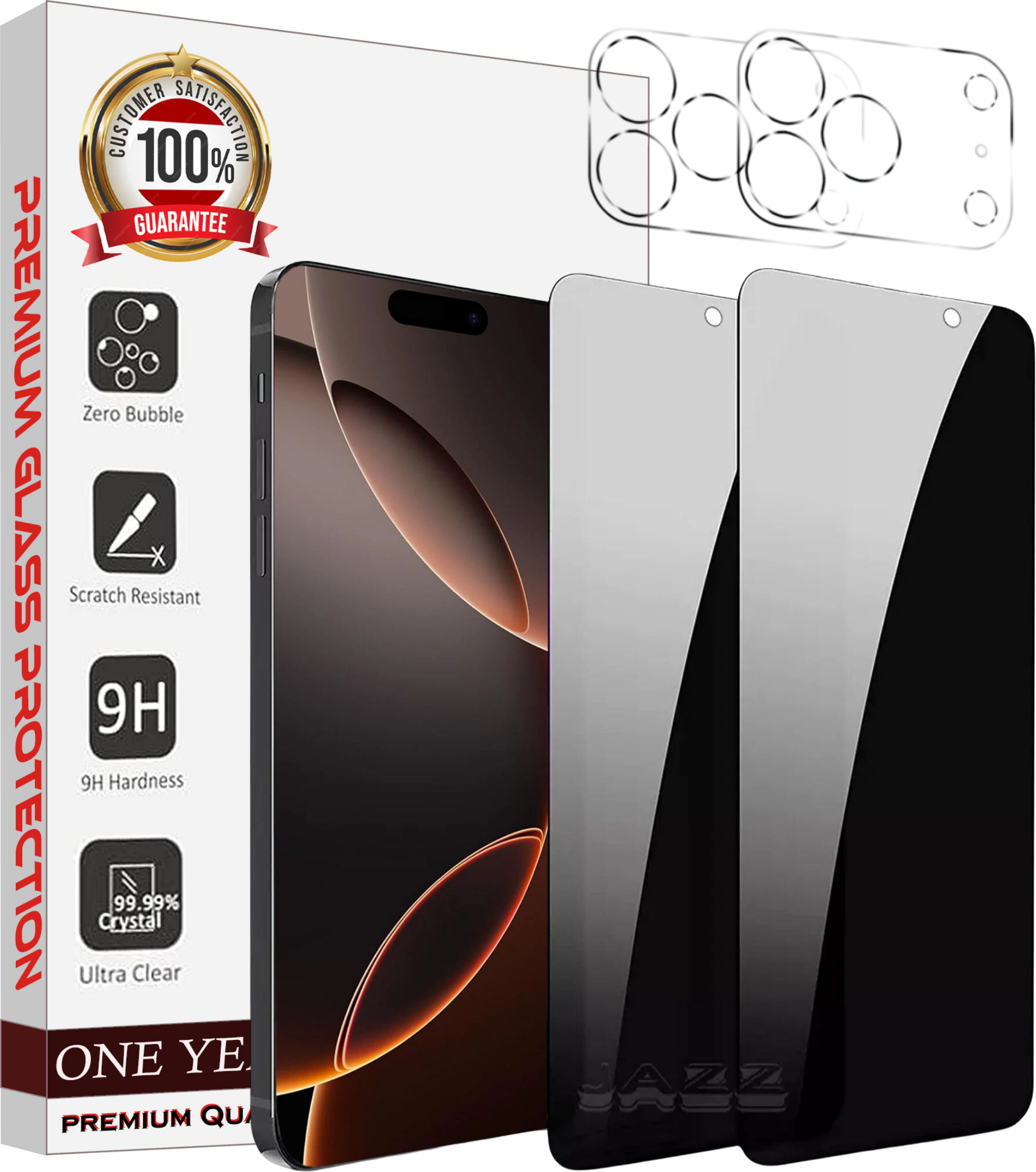 Spy camera Entronix Anti-Spy Privacy Screen Protector Camera Lens Protector for iPhone 17 Pro Max