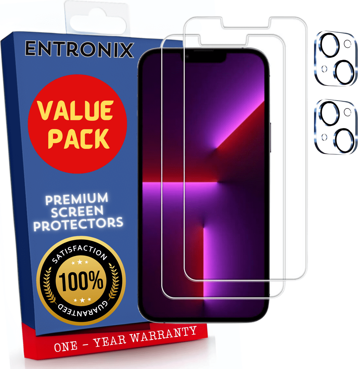 Iphone 14 screen protector Entronix iPhone 14 Plus Clear Screen Protector Combo