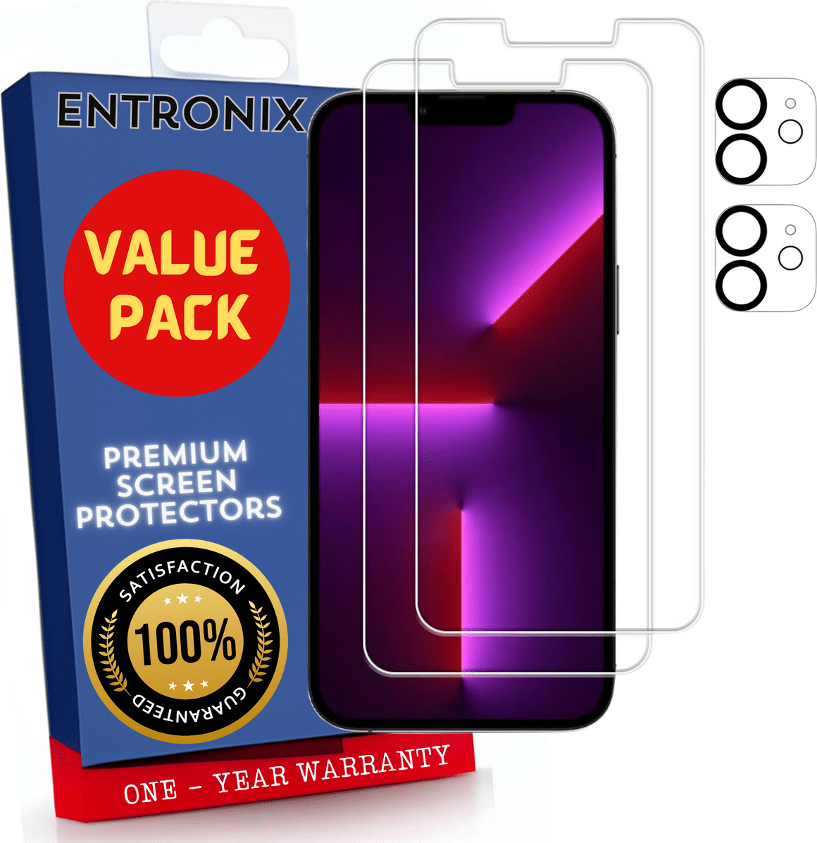 Iphone camera lens Entronix iPhone 12 Camera Lens Protector Set