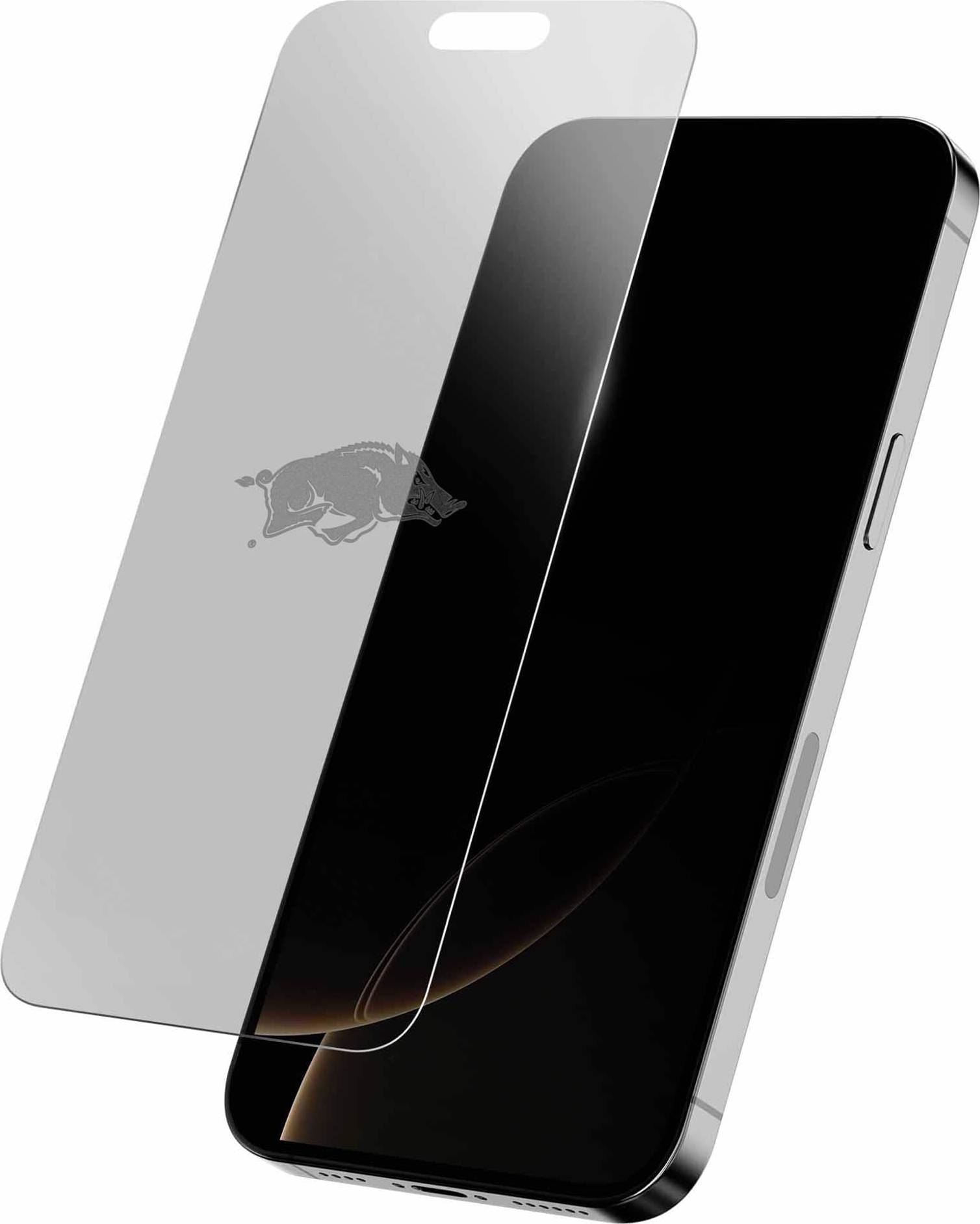 Iphone 13 pro max screen Arkansas Razorbacks Clear iPhone Screen Protector 13 Pro Max