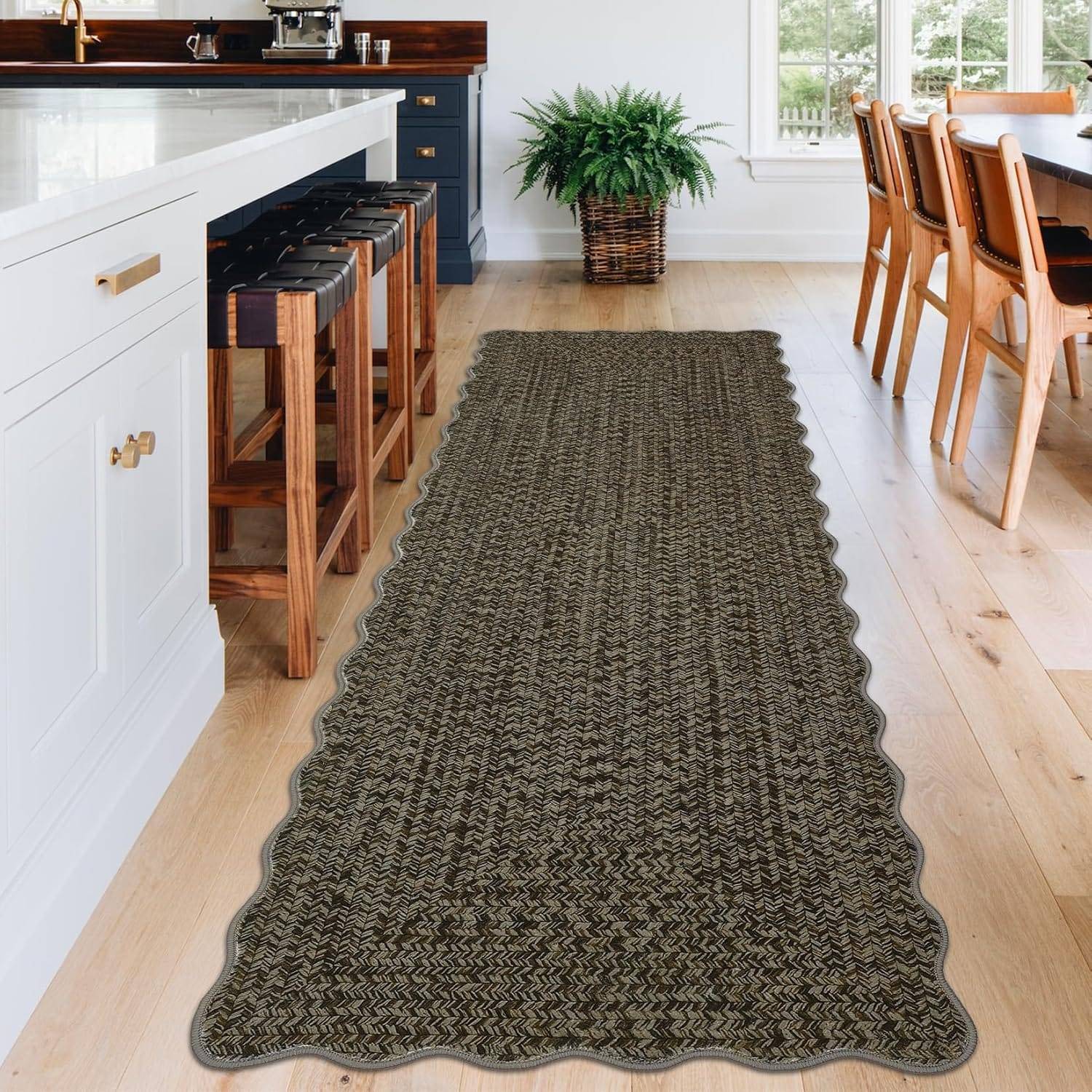 IDEALHOUSE Washable Runner Rug 2x6 ft Non Slip Mat Multicolor 24x"