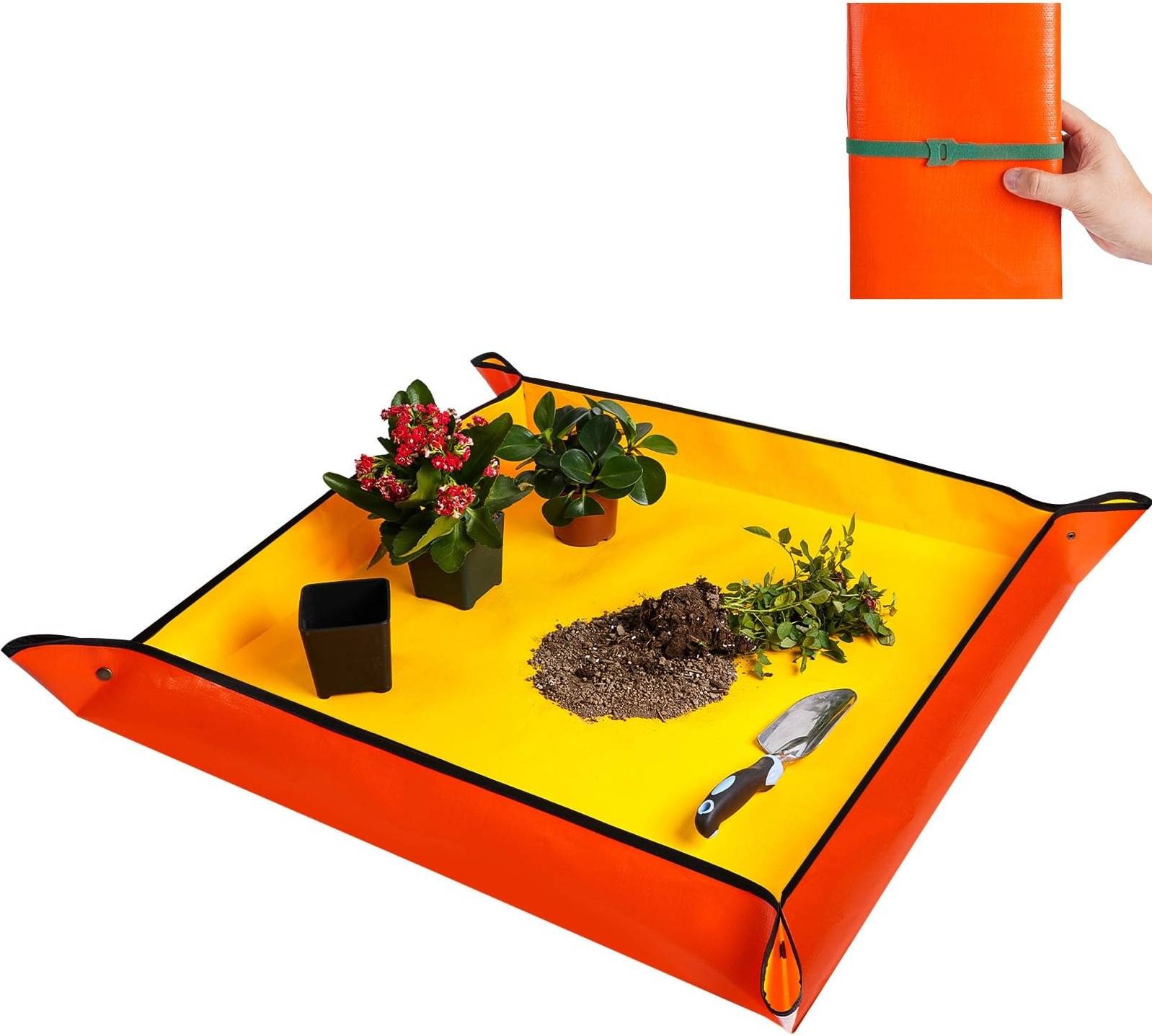 Extra large planter pots Justincity Extra Large Repotting Mat 39 Point 5 Inch