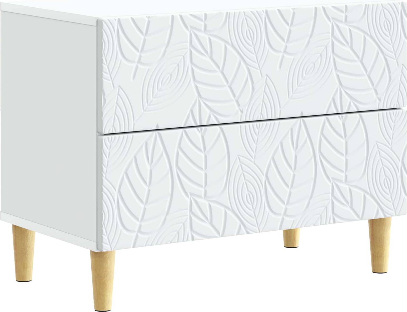 vidaXL Engineered Wood Nightstand Bedside Table