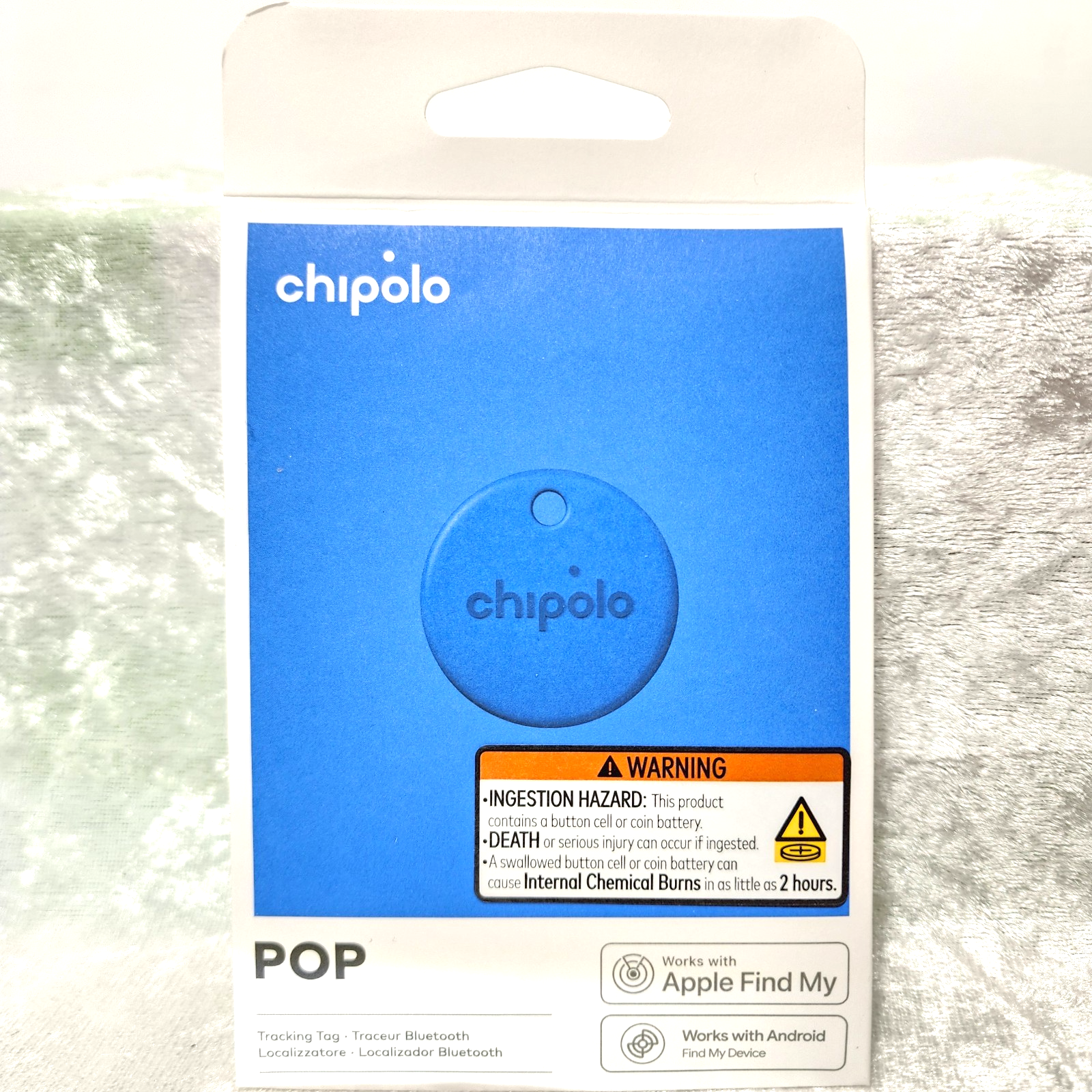 Pop Bluetooth Tracking Tag Blue