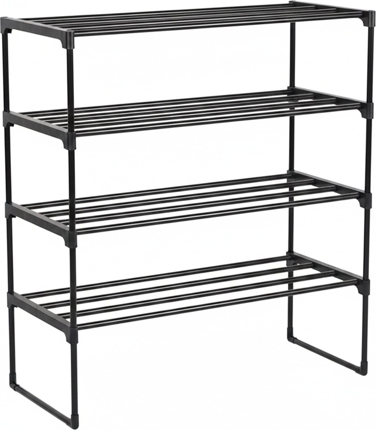 Relaxdays Metal Fabric Shoe Rack