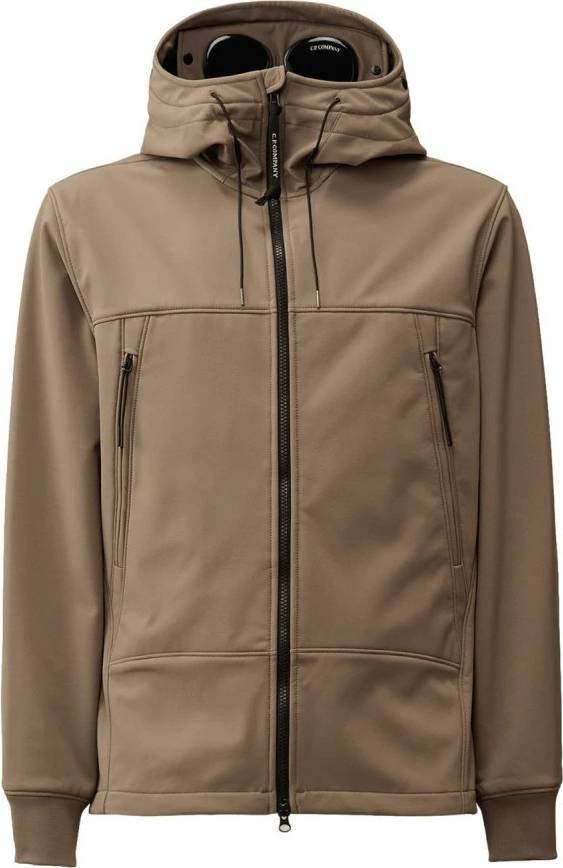 C.P. Company Soft Shell-R Google Jacka - Beige