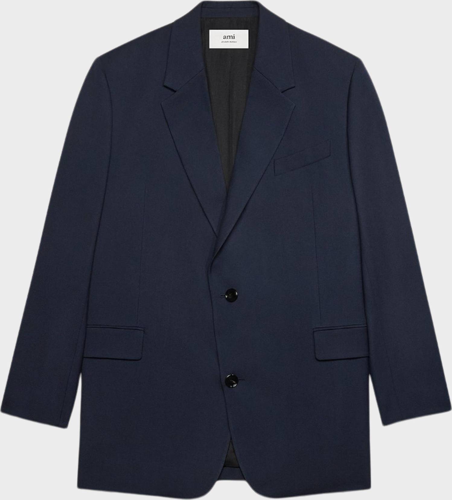 AMI Two Buttons Jacket - Night Blue