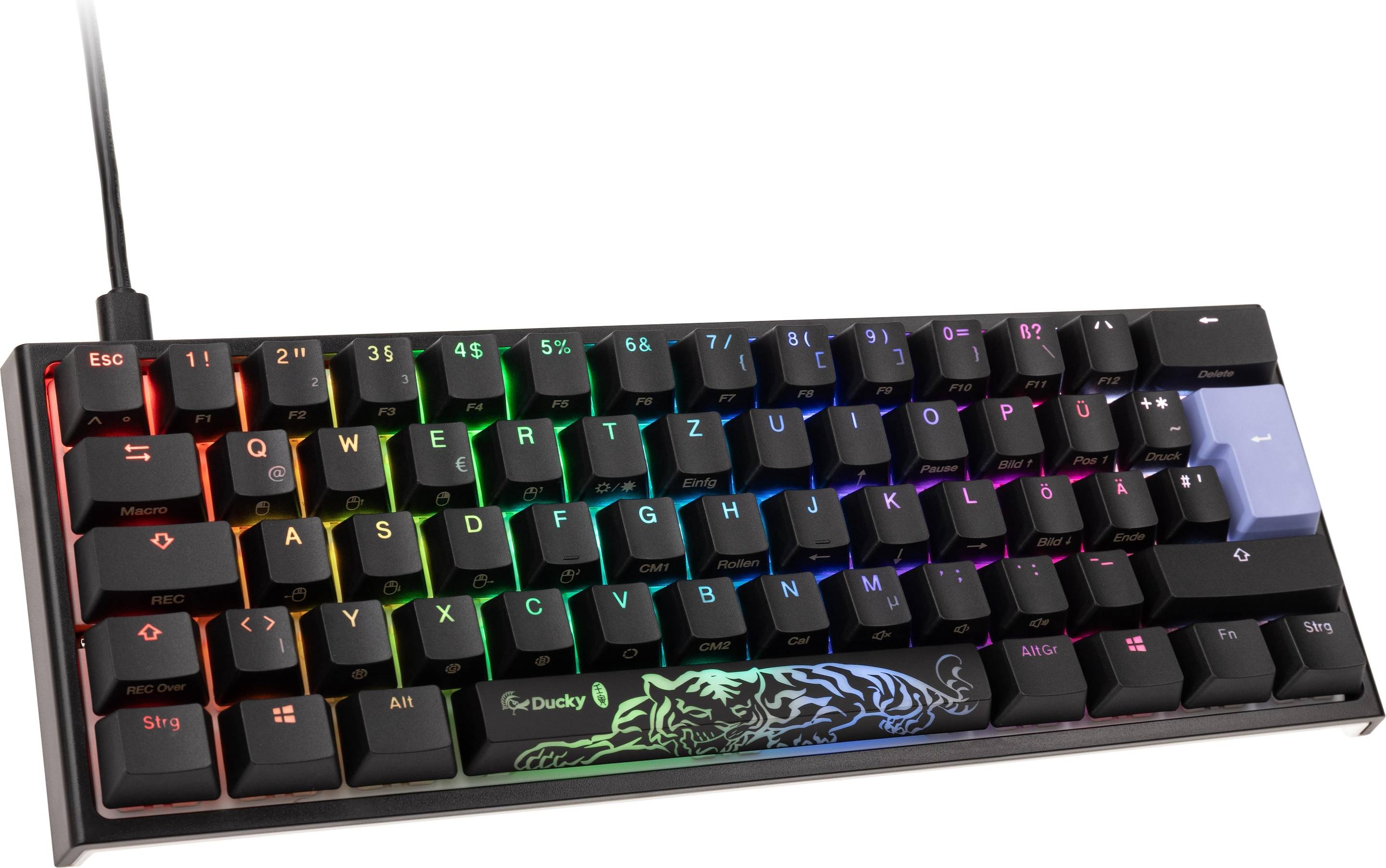 One 2 Pro Mini Gaming Tastiera Rgb Led Cherry Red