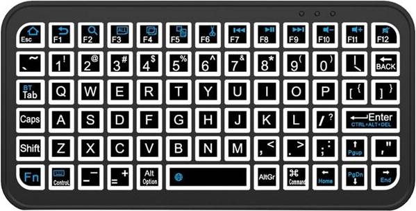 Wireless 5.2 5 Inch Backlit Keyboard