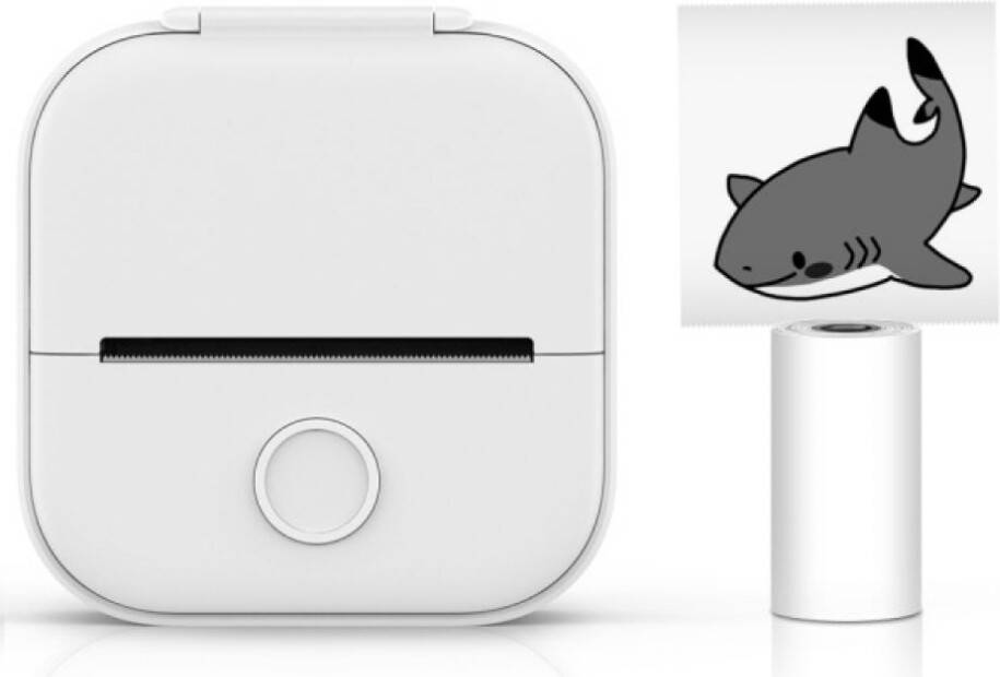Mobil Termisk Instantprinter - Hvid