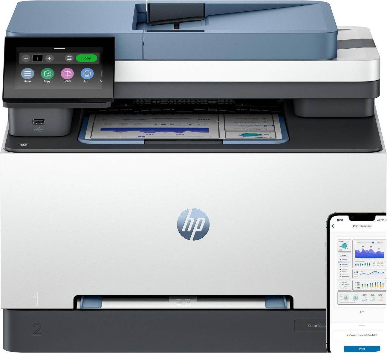 HP LaserJet Pro 3302sdw Wireless Multifunction Color Printer