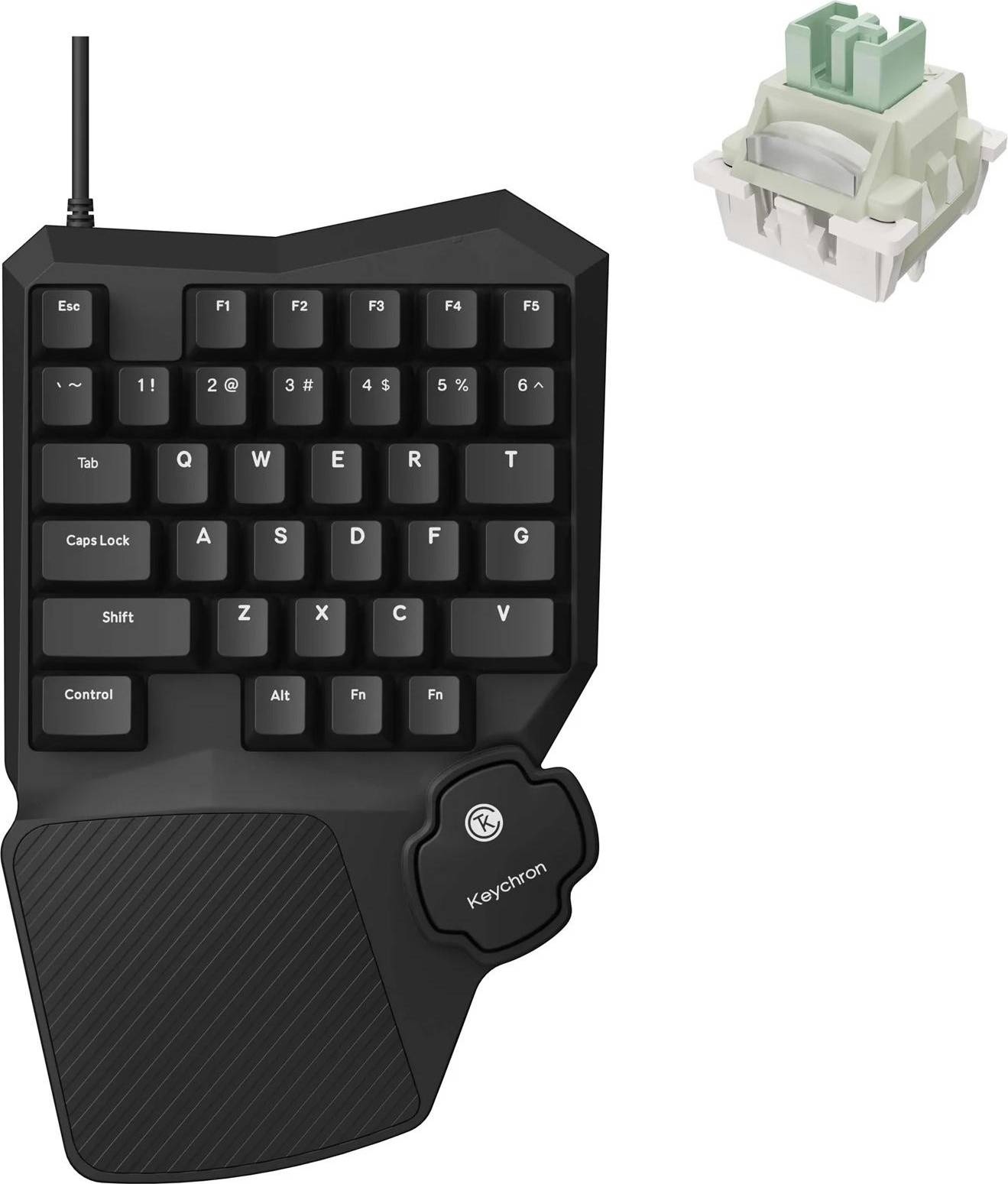 Keychron C0 HE One Handed Gaming Keyboard