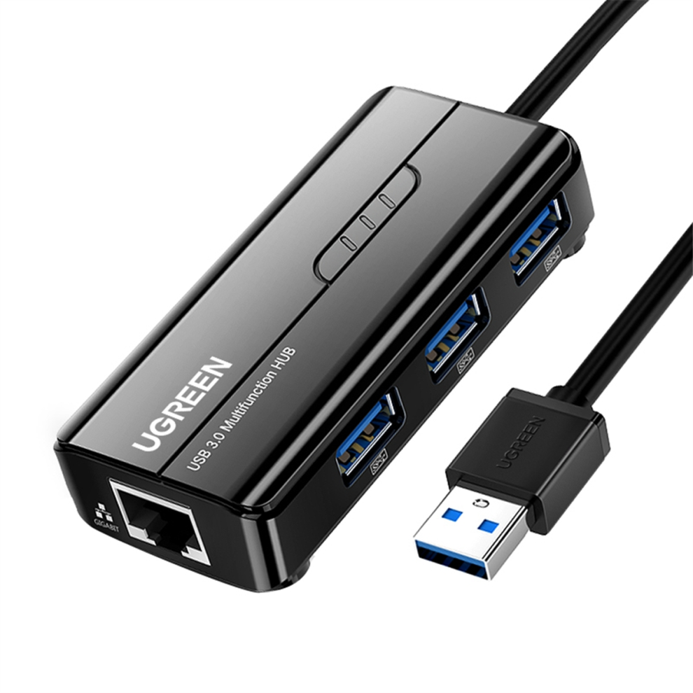 Kepptory USB3.0 Ethernet Adapter 1000Mbps USB RJ45 Hub