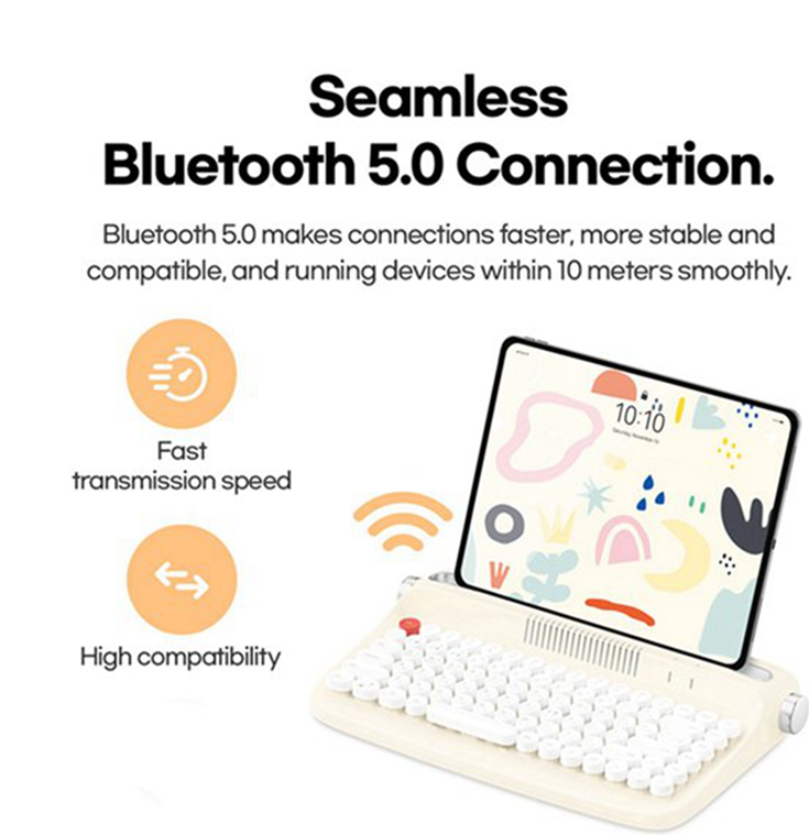 Typecat Bluetooth Wireless Mechanical Feel Tablet Keycap