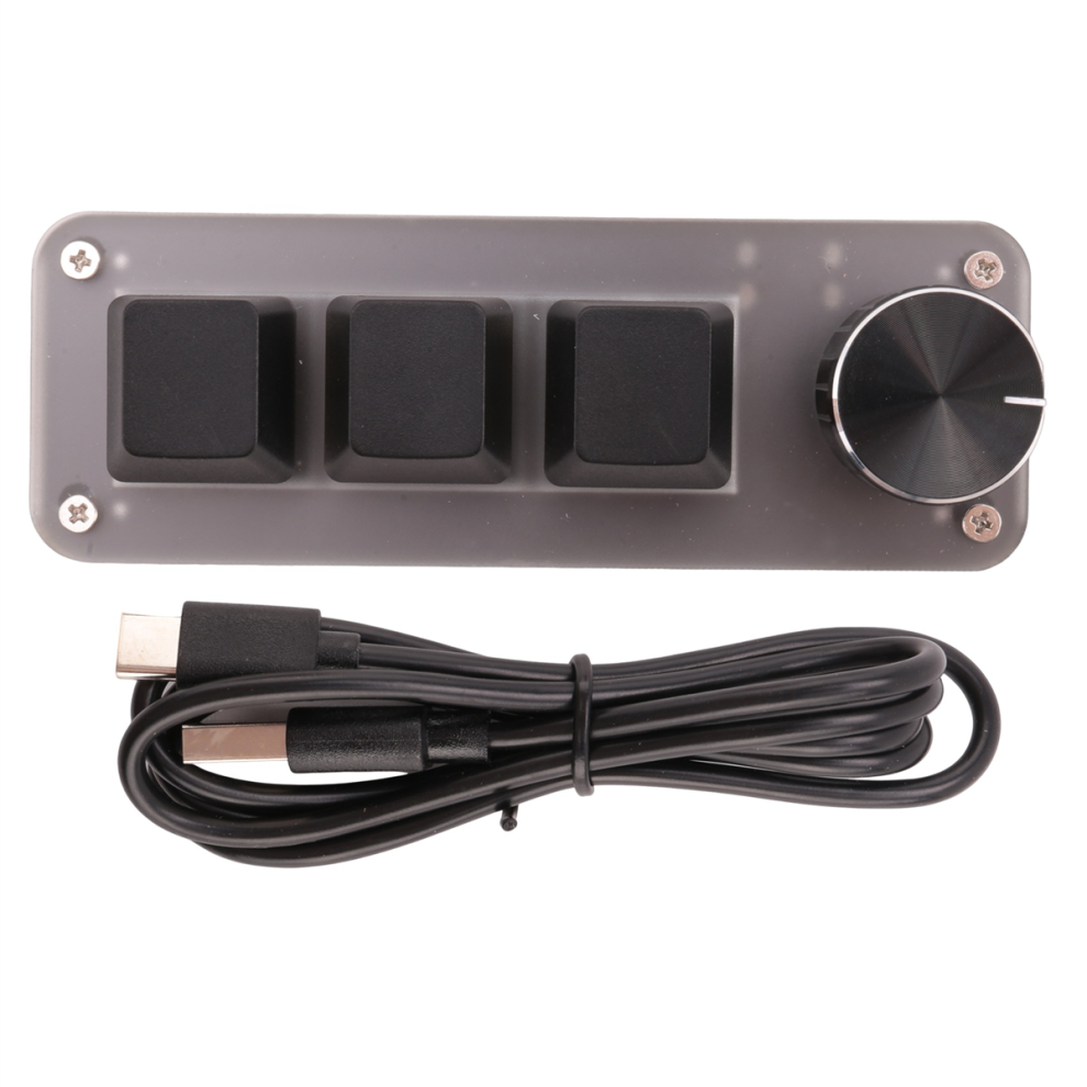 Torribaly Three Key USB Wired Mini Keyboard
