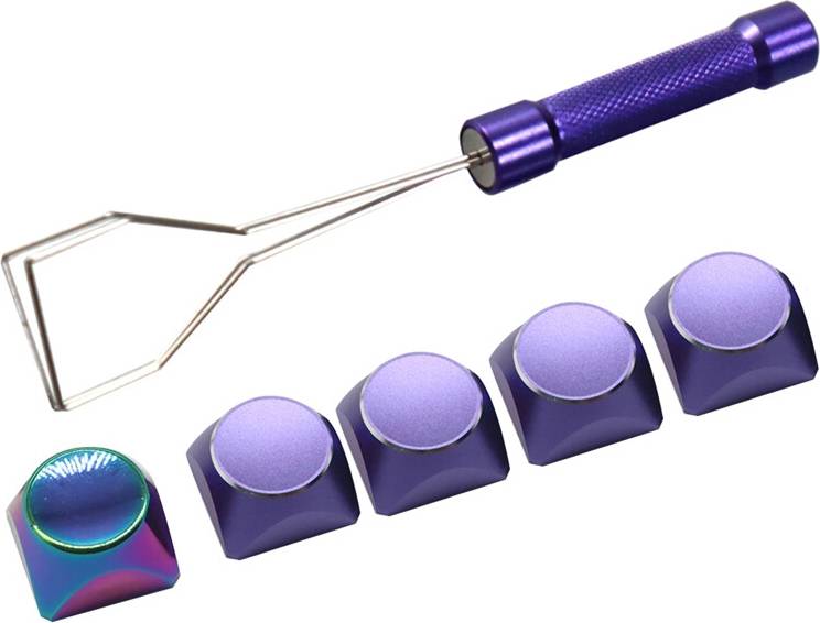 5Pcs Keyboard Cap Color Mechanical Metal Key Puller