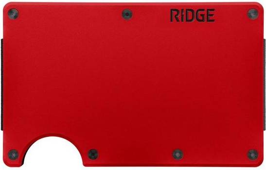Ridge wallet Ridge Aluminum Cash Strap Wallet Rodeo - Red