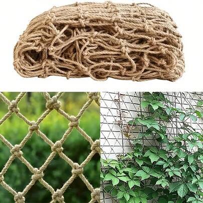 Shein Natural Jute Rope Net Vintage Style