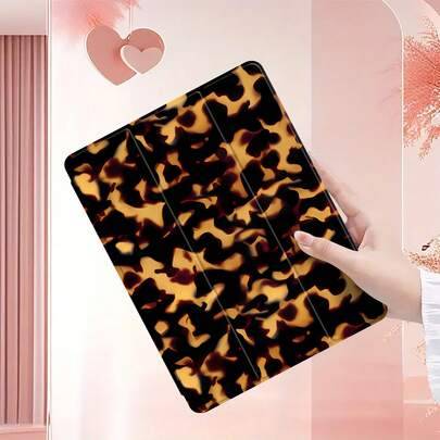Shein Tortoise Shell Tablet With Chic Camouflage