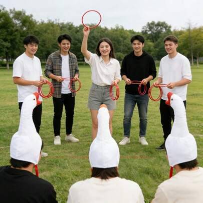 Shein Inflatable Goose Toss Game Set