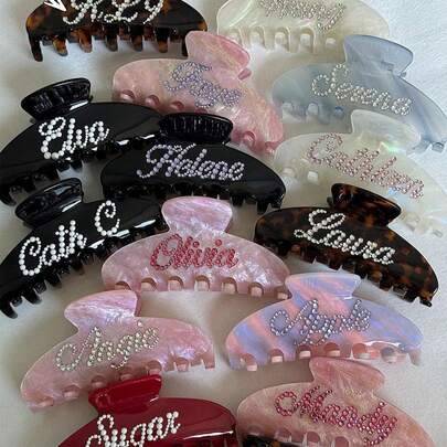 Customized Shein Customized Rhinestone Hair Clip