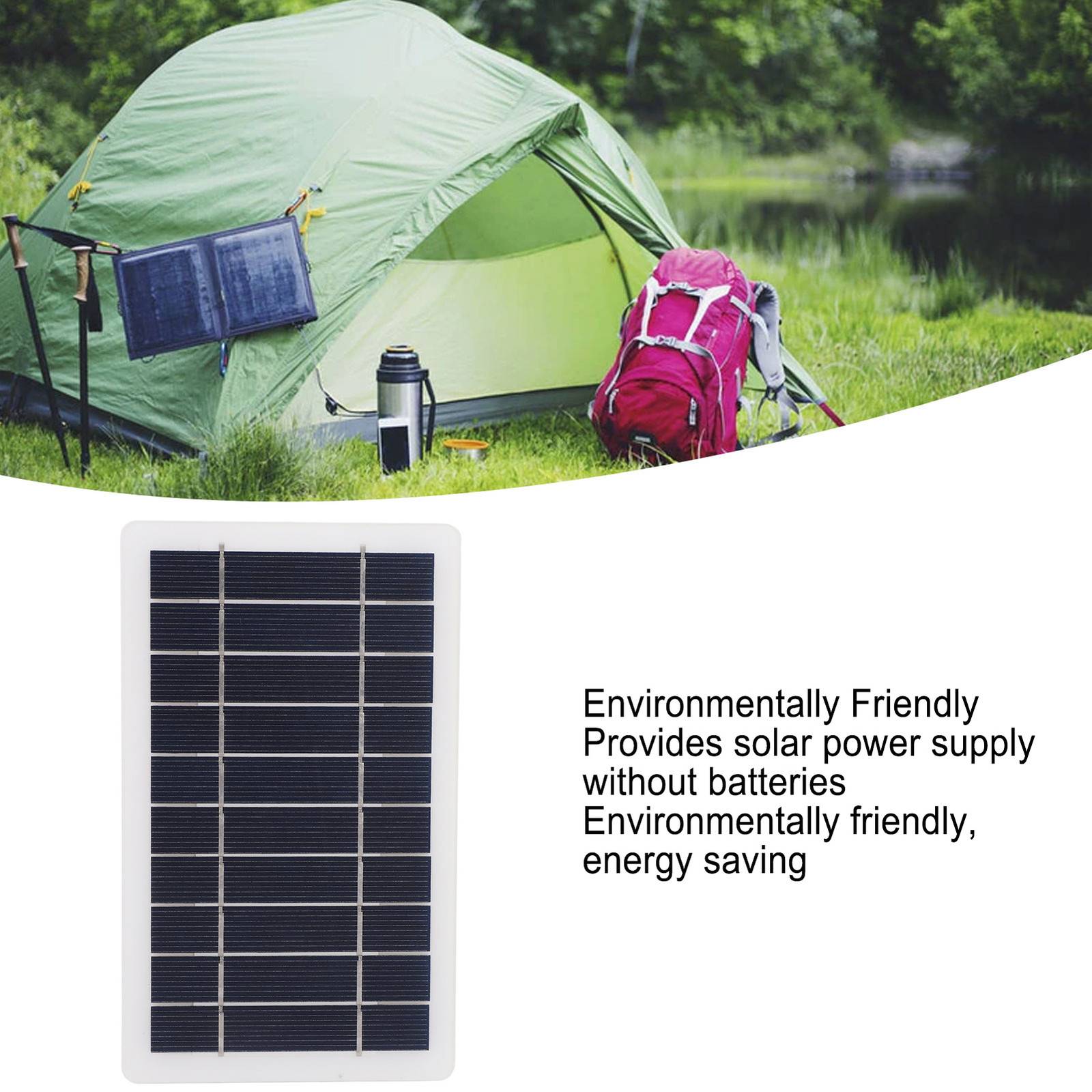 Portable 5W Solar Panel High Conversion
