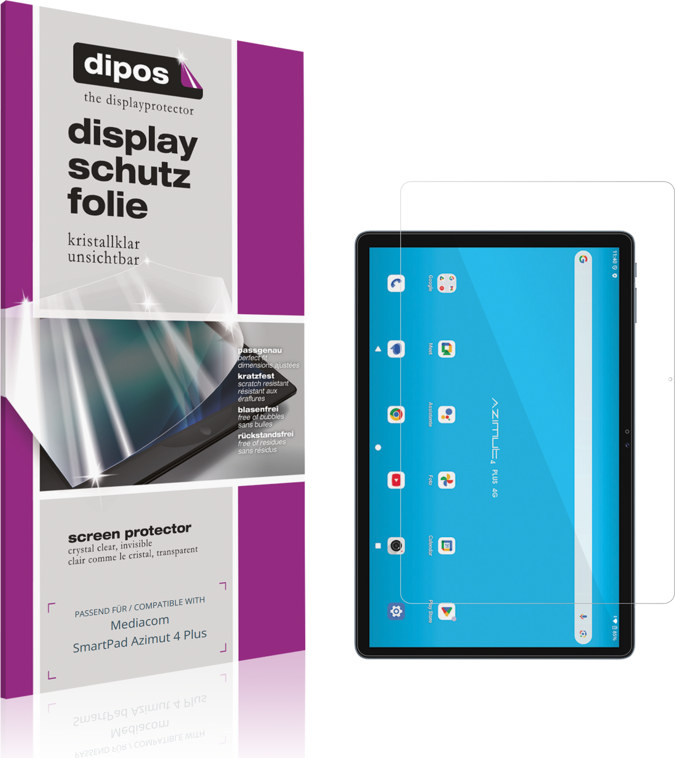 Dipos Screen Protector For Mediacom Smartpad Azimut 4 Plus