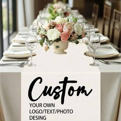 Shein Customized Personalized Vibrant Full-Color Tablecloth Multicolor