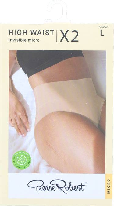 2 Pack Invisible High Waist String Puder