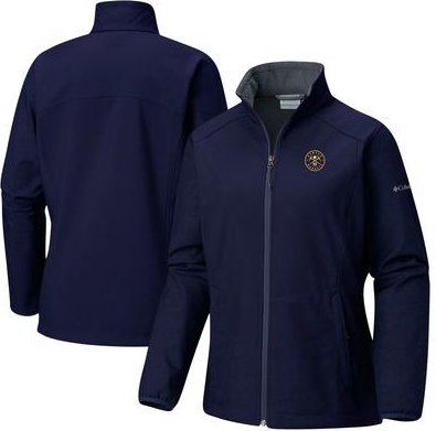 Columbia Denver Nuggets Kruser Ridge II Softshell Full-Zip Jacket - Navy