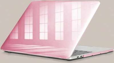 Shein Pink Crystal Clear Hard Shell Protective Case