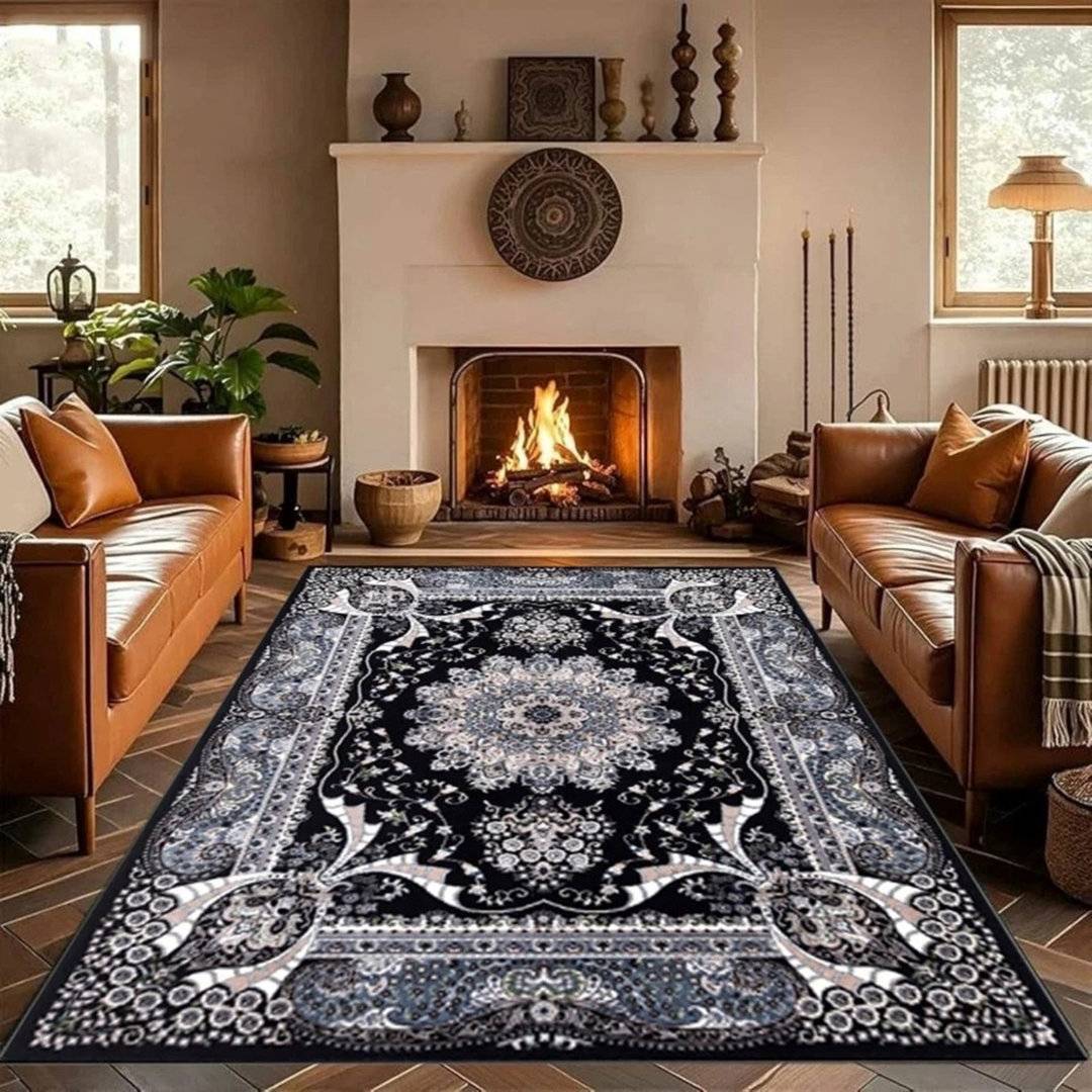 Metro Lane Rada Rectangle 80x150 cm Black