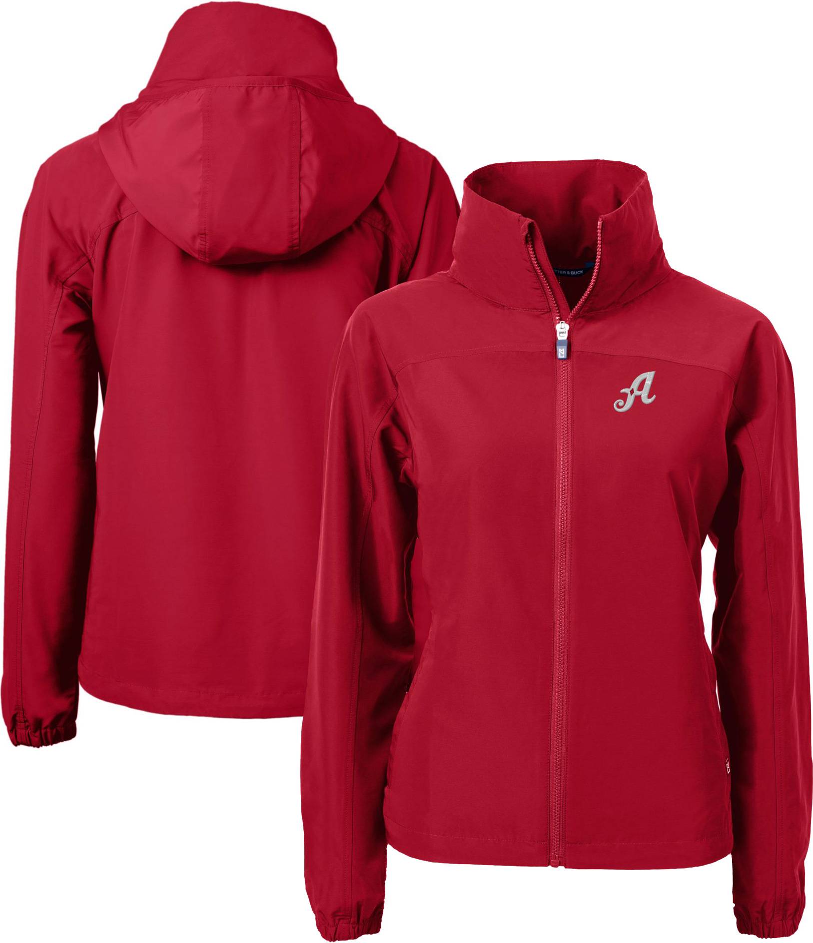 Cutter & Buck Red Reno Aces Charter Full-Zip Jacket