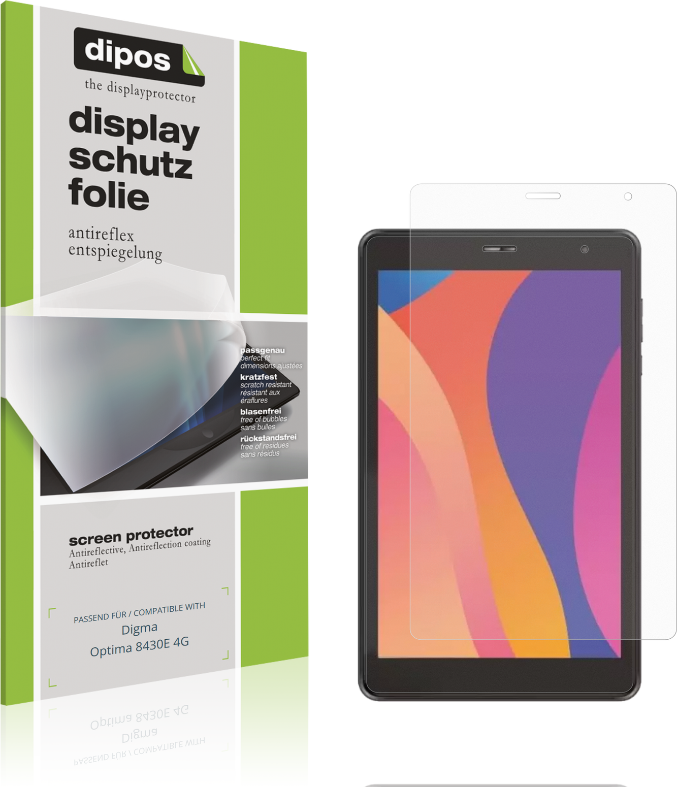 Dipos Screen Protector For Digma Optima 8430e 4G