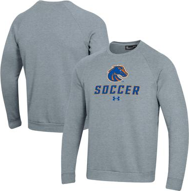 Under Armour Rival Fleece Raglan Pullover - Gray