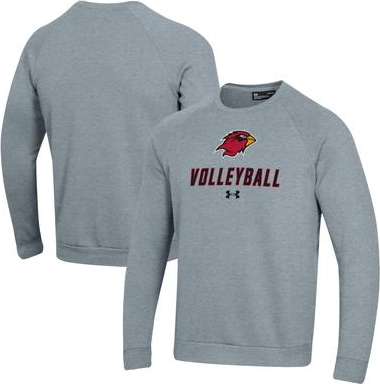 Under Armour Volleyball Rival Fleece Raglan Pullover - Gray