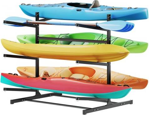 Kayak VEVOR Kayak Storage Rack for 6 Kays