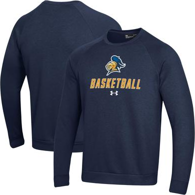 Under Armour Carleton Knights Raglan Basketball Rival Fleece Pullover - Navy
