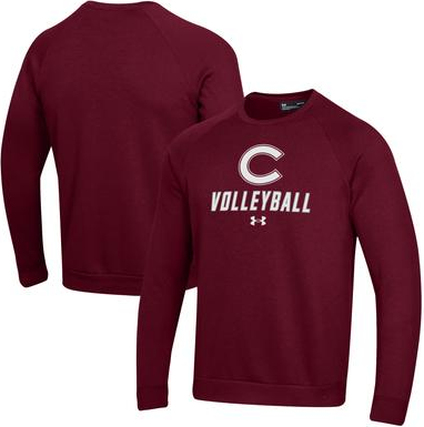 Under Armour Maroon Colgate Raiders Volleyball Rival Fleece Raglan Pullover Sweatshirt