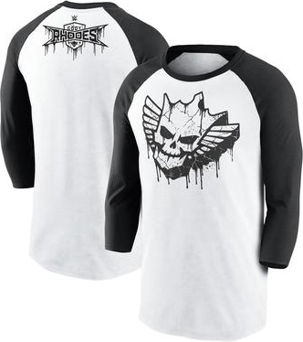 Cody Rhodes Collection Raglan 3/4 Sleeve T-Shirt - White