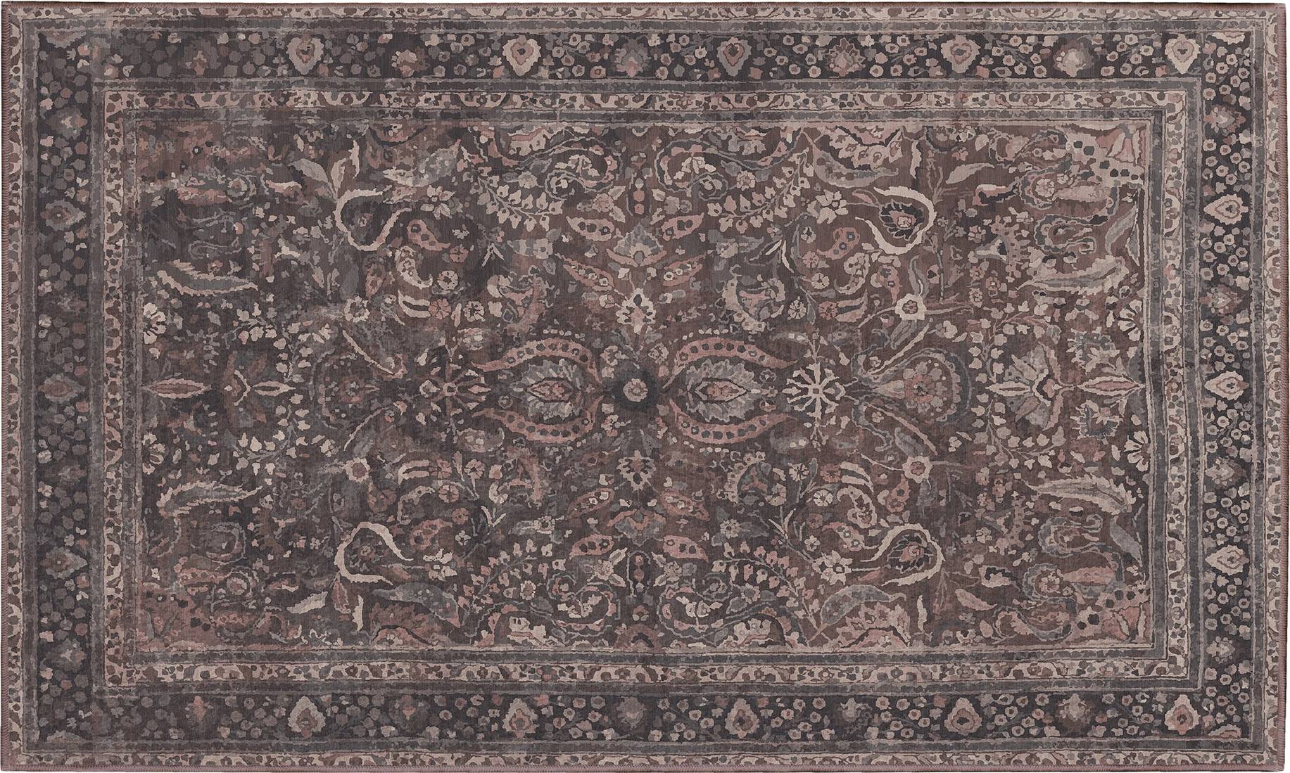 My Magic Carpet Oriana Ember Machine Washable Rug