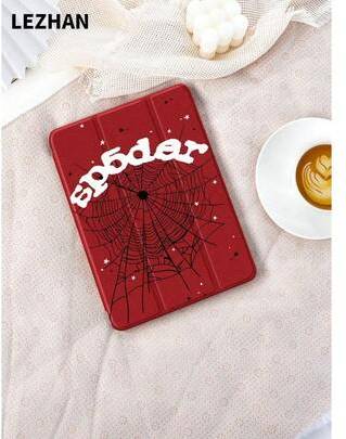 Shein Spider Web Leopard Print Letter Star Pattern Case