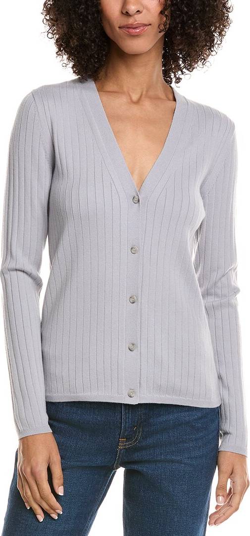 Wide Rib Wool Blend Sweater
